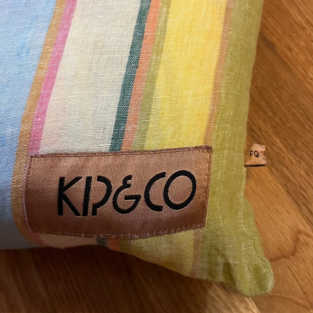 Kip & Co Hat Trick Woven Linen Duvet Cover Size Full/Queen NIB READ